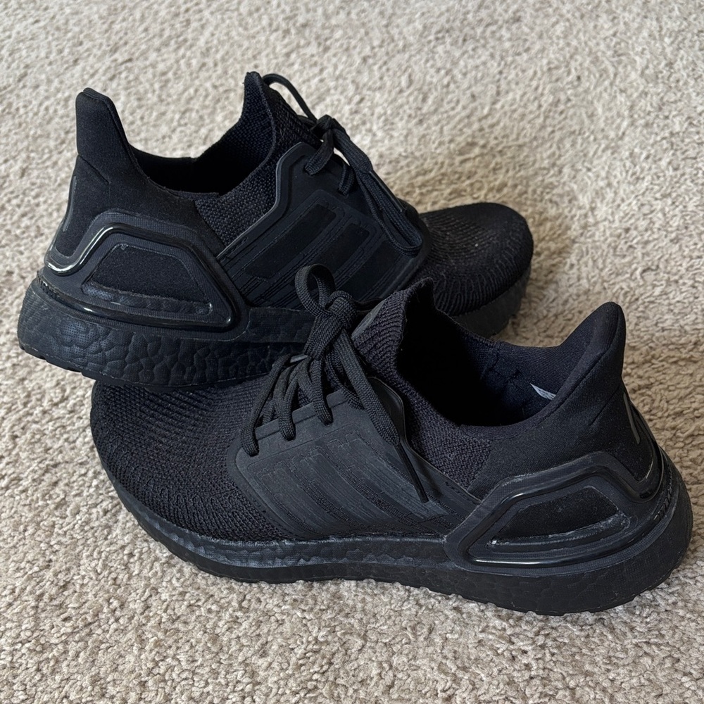 Adidas UltraBoost Triple Black Athletic Shoes